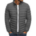 Robbie | Men's Lightweight Slim-Fit Puffer Jacket - Gray