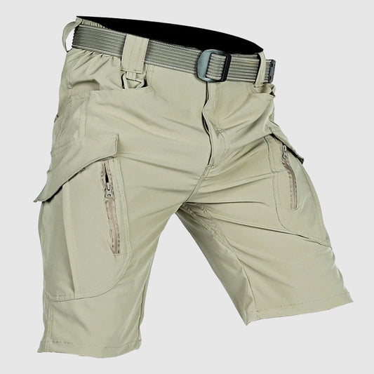 Vowe Tactical Cargo Shorts - Durable Cotton Blend - Relaxed Fit