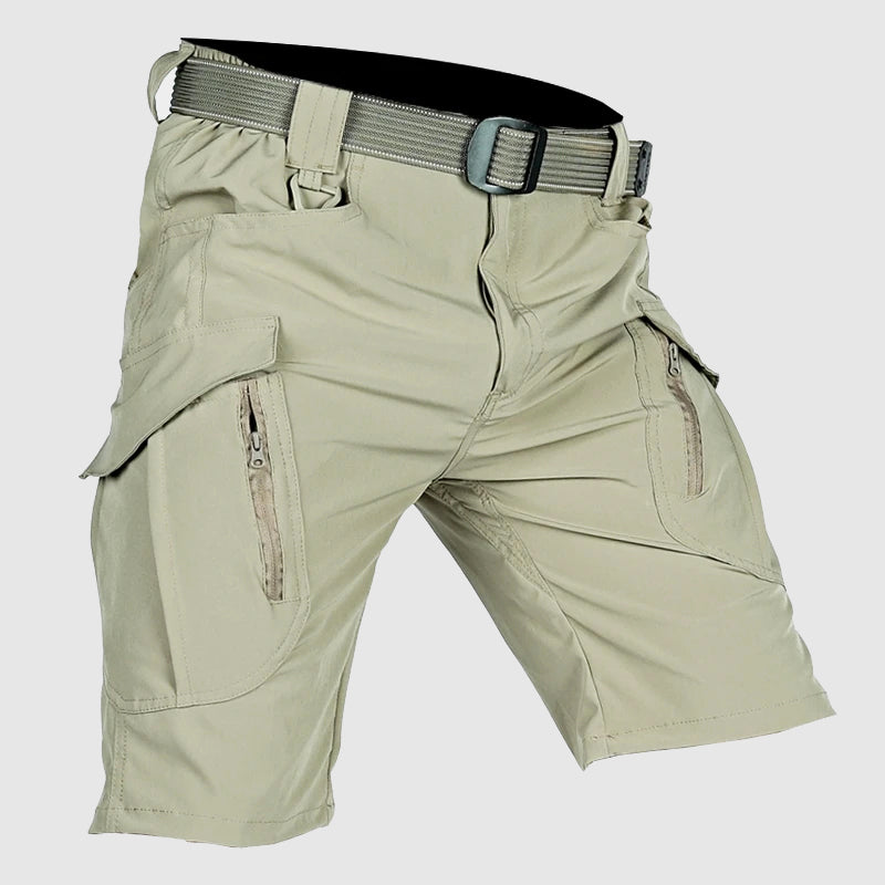 Vowe Tactical Cargo Shorts - Durable Cotton Blend - Relaxed Fit