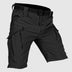 Vowe Tactical Cargo Shorts - Durable Cotton Blend - Relaxed Fit - Black