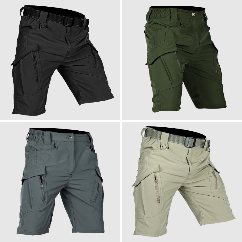 Vowe Tactical Cargo Shorts - Durable Cotton Blend - Relaxed Fit