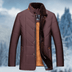 Victor Men's Diamond Quilted Puffer Jacket - Maroon