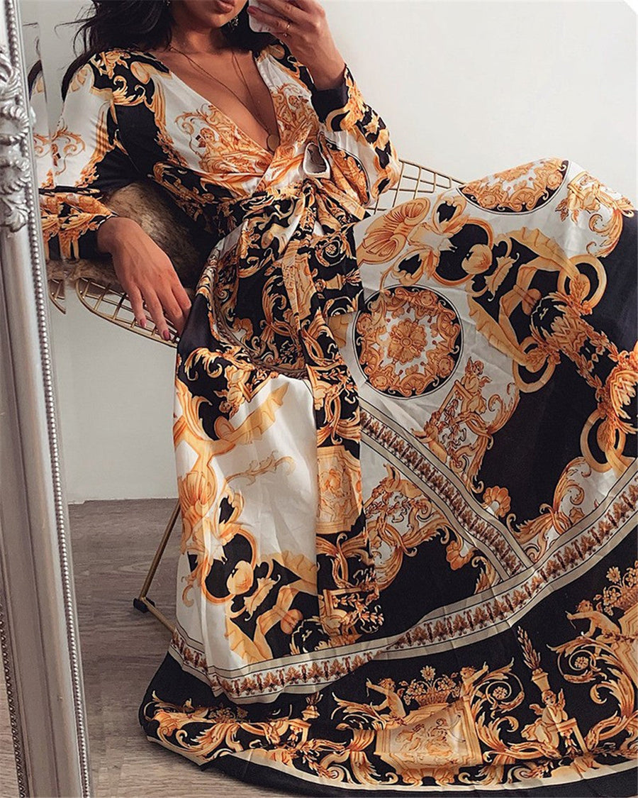 Harmony Bohemian Maxi Dress - Elegant and Flowing