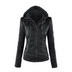Elisa | Chic Faux Leather Jacket in Stylish Comfort - Black