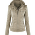 Elisa | Chic Faux Leather Jacket in Stylish Comfort - Beige