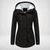 Teresa | Women's Hooded Fleece-Lined Winter Jacket - Black