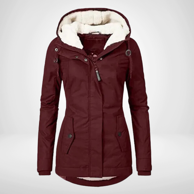 Teresa | Women's Hooded Fleece-Lined Winter Jacket