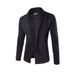 Miles | Men's Open Front Cardigan - Black