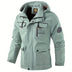 Dwight Men's Hooded Utility Jacket - Light Green