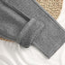 Herringbone Pleated Pants - Gray