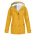 Stacy | Women's A-Line Long Sleeve Pullover Hoodie - Yellow