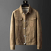 Harrison | Elegant Suede Men's Jacket - Brown