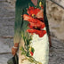 Helen | Elegant V-Neck Long Sleeve Button Blouse - Dark Green