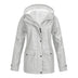 Stacy | Women's A-Line Long Sleeve Pullover Hoodie - Silver