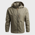 Don Men's Lightweight Hooded Windbreaker Jacket