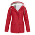 Stacy | Women's A-Line Long Sleeve Pullover Hoodie - Red