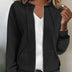 Patty | Women's Casual Zip-Up Hoodie - Black