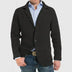 Henry | Men's Two-Button Knit Blazer - Black