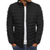 Robbie | Men's Lightweight Slim-Fit Puffer Jacket - Black