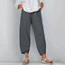 Lillian | Chic High-Quality Trousers - Gray