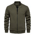 Brad Men's Zip-Up Bomber Jacket - Green