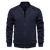 Brad Men's Zip-Up Bomber Jacket - Navyblue