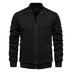 Brad Men's Zip-Up Bomber Jacket - Black