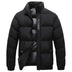 Conrad | Men's Stand Collar Puffer Jacket - Black