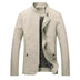 Cedric | Men's Slim-Fit Lightweight Zip Jacket - Cream
