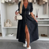 Kendra | Elegant Denim Dress - Chic and Comfortable Design - Black