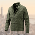 William Men's Lightweight Quilted Bomber Jacket - Olive green