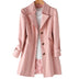 Leslie | Women's Fit-and-Flare Trench Coat - Pink