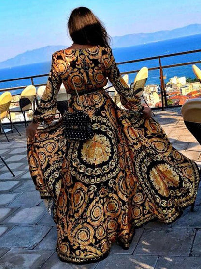 Harmony Bohemian Maxi Dress - Elegant and Flowing