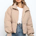 Deanna Oversized Puffer Jacket - Khaki