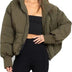Deanna Oversized Puffer Jacket - Green