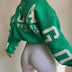 Donna | Women's Oversized Crewneck Sweatshirt - Green