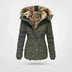 Whitney Women's Hooded Puffer Jacket - Green