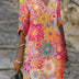 Felicia Floral Radiant Dress - Vibrant Stylish Elegance - Pink