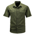 Thomas | Luxe Durable Cargo Shirt for Outdoor Adventures - Army Green