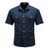 Thomas | Luxe Durable Cargo Shirt for Outdoor Adventures - Dark Blue