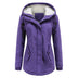 Teresa | Women's Hooded Fleece-Lined Winter Jacket - Lilac