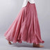 Christina Boho Maxi Skirt - Dark Pink