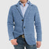 Henry | Men's Two-Button Knit Blazer - Light Blue
