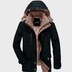 Andrew Men's Hooded Parka Jacket - Black