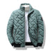 Liam | Men's Quilted Jacket - Modern Slim Fit - Bean Green