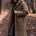 Allison | Women's Hooded Teddy Coat - Khaki