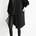 Raegan | Women's Oversized Hooded Trench Coat - Black