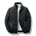 Liam | Men's Quilted Jacket - Modern Slim Fit - Black