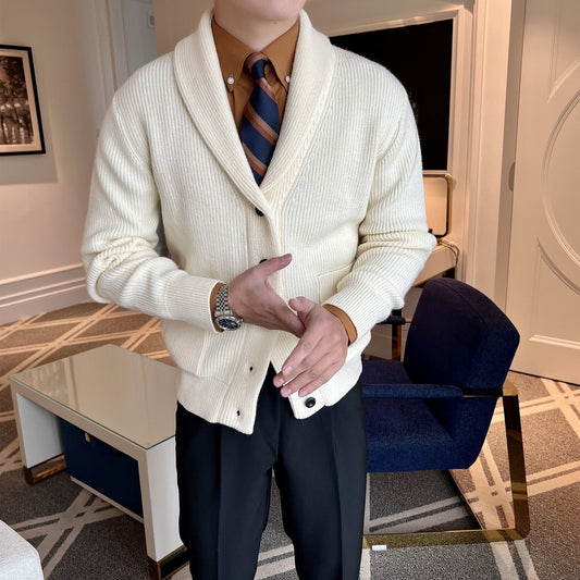 Alexander | Men's Knit Button-Front Jacket
