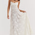 Ariana | Women's Elegant Maxi Dress - Silky Slim Fit, Spaghetti Straps - White